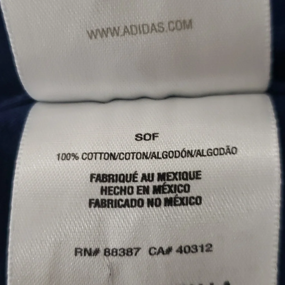 Adidas Blue Short Sleeve Tee